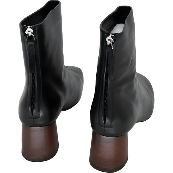 Mansur Gavriel Women's Leather Block Heel Glove Boots EU 39 Portugal
