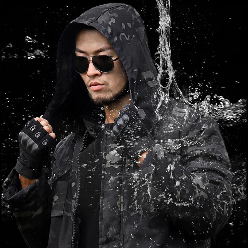 Men's -30℃ Tactical Camo Parka – Waterproof & Windproof