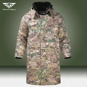 Men's -30℃ Tactical Camo Parka – Waterproof & Windproof