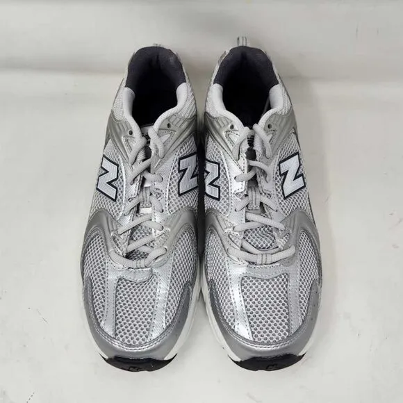 Men's 9.5 (Women's 11) New Balance X J Crew 530 sneakers Silver Metallic MR530LG