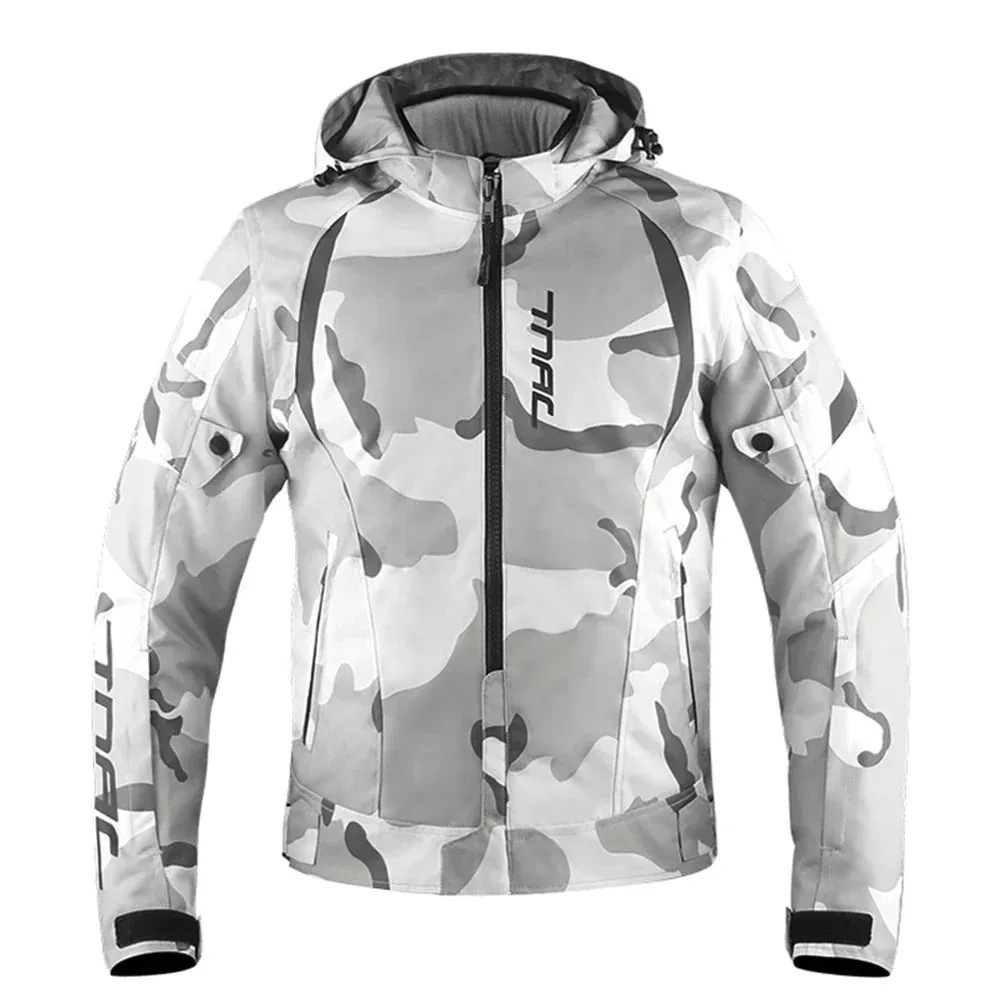 Men’s All-Season Waterproof Motorcycle Jacket – Protective & Warm