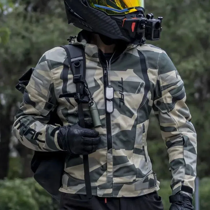 Men’s All-Season Waterproof Motorcycle Jacket – Protective & Warm