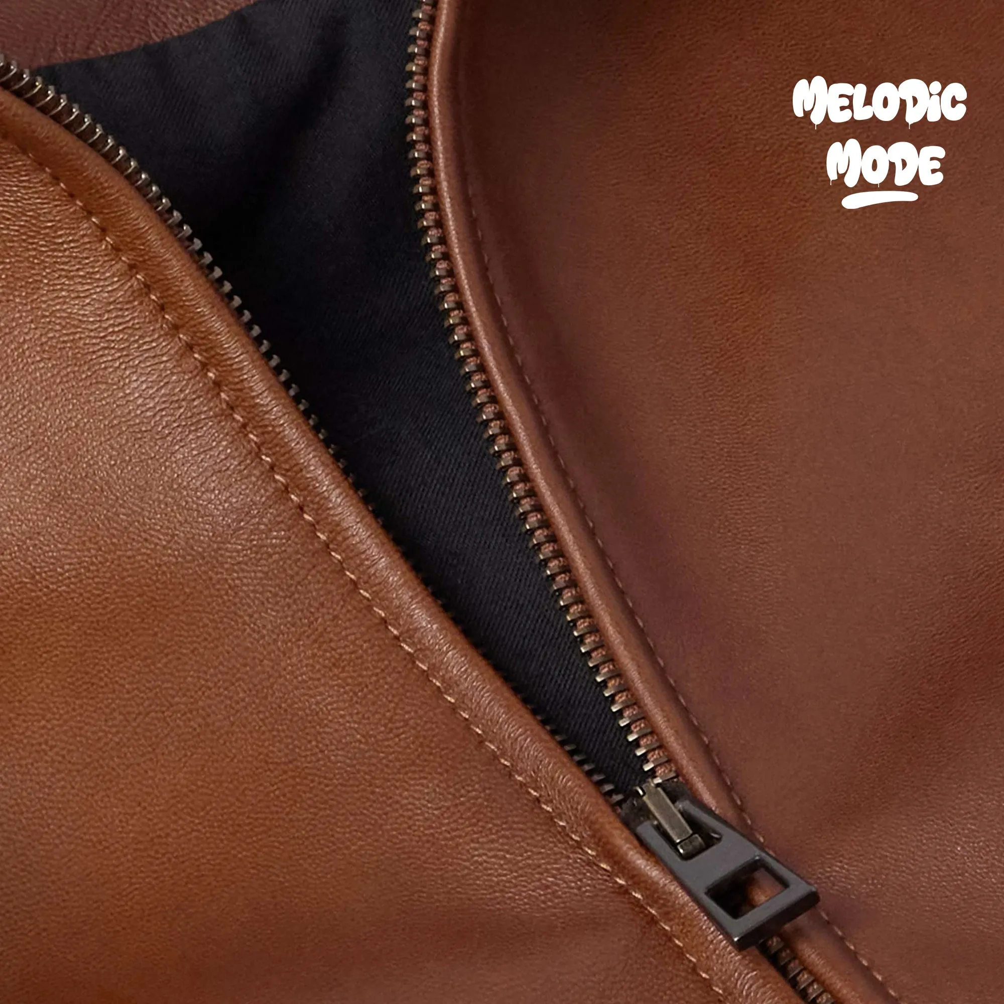 Men’s Brown Shearling Leather Hoodie – Warm Hooded Jacket, Genuine Leather, Winter Outerwear, Stylish & Durable