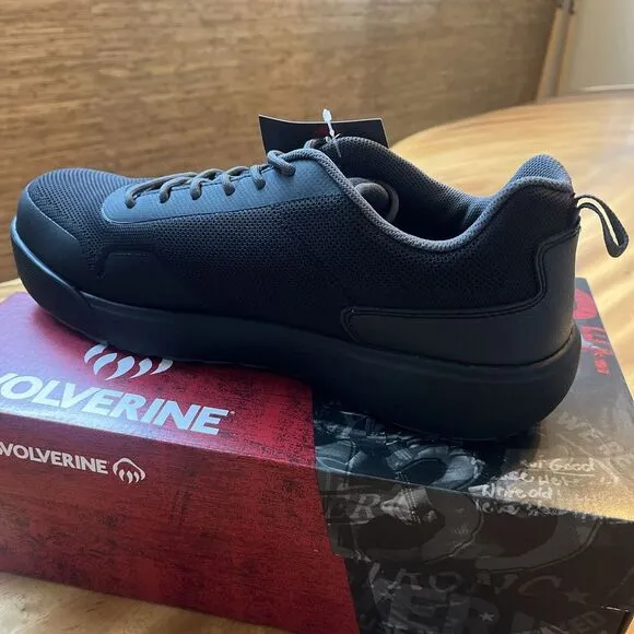 MEN'S DART KNIT DURASHOCKS CARBONMAX WORK SHOE Size 11.5‎ BLACK COMPOSITE TOE