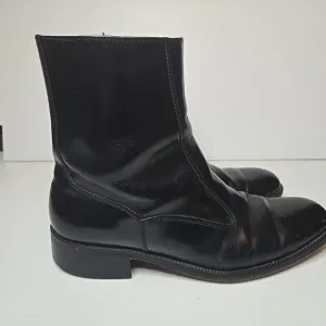 Men's Florsheim 7.5 D Black Leather Boots