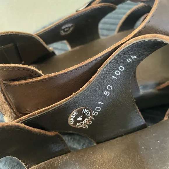 Mens Mephisto Leather Fisherman Sandals Shoes