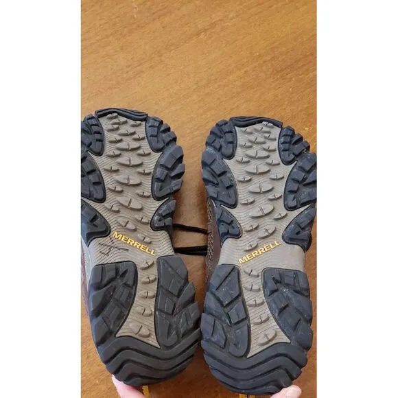 Men's Merrell Oakcreek Hiking Shoes 9 J036405 Low Top Suede Mesh