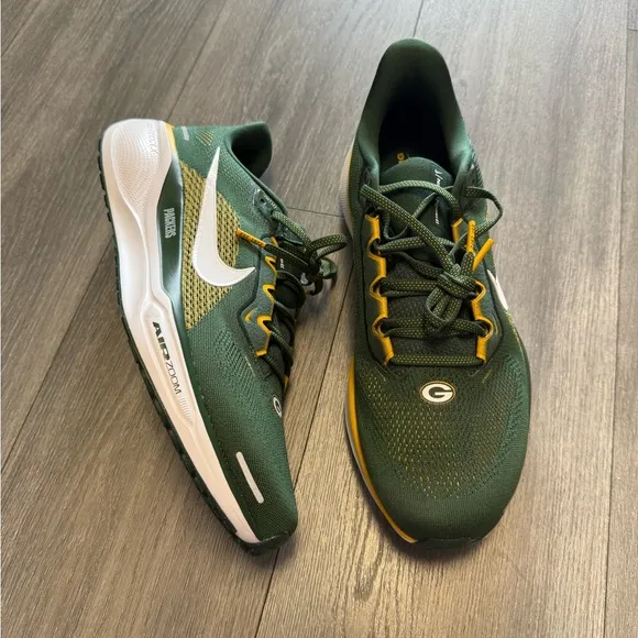 Mens Nike Air Zoom Pegasus 41 Green Bay Packers Running Shoes FZ5090-300 Men 11