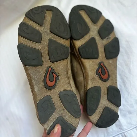 Men’s Olukai Moloa Kohana Slip-On Shoes Size 8
