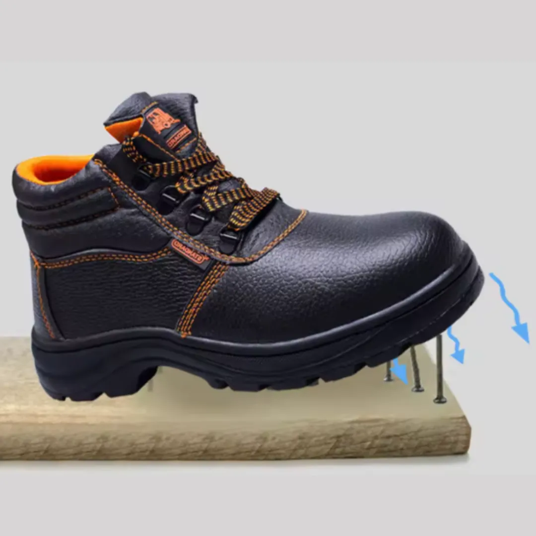 Men’s Rugged Waterproof Steel Toe Work Boots
