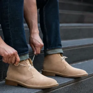 Men’s Thursday Boot Co. Scout Suede Chukka Boots in Color Dune Sz. 7.5