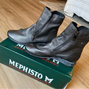 Mephisto Black Leather Boots