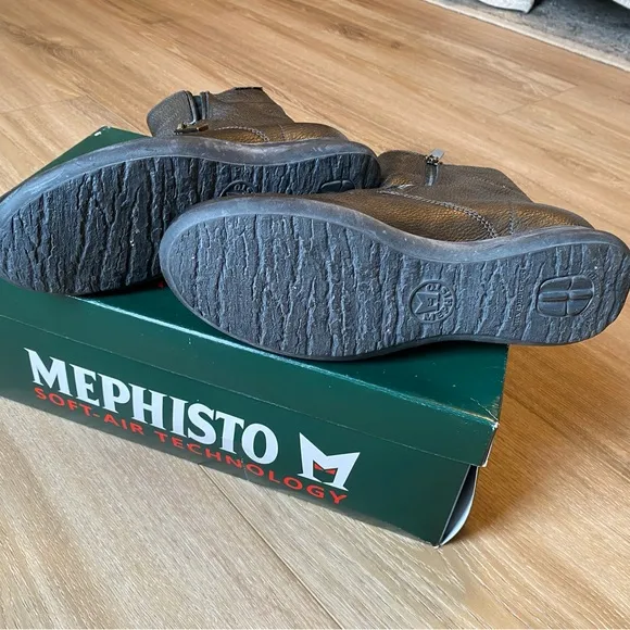 Mephisto Black Leather Boots