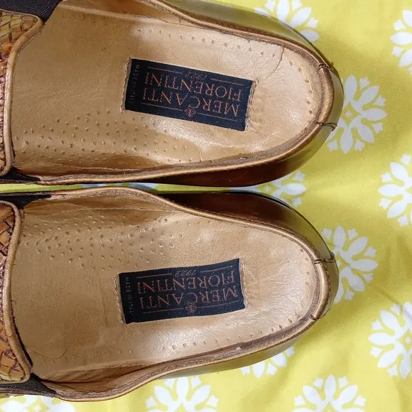 Mercanti Fiorentini Woven Cap Toe Oxford Slip-On Size 13 M Men's