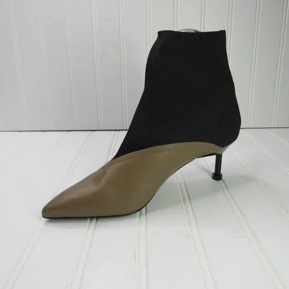 MERCEDES CASTILLO Kaelen Sock Knit Panel Boots