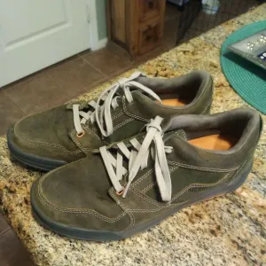 MERRELL Berner Lace Up J49605 Men’s Hiking Shoes Size US 9 Dusty Olive Suede