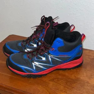 Merrell Capra Bolt Hiking Boots Men's size 13 Blue Red Outdoor Gorpcore J35361