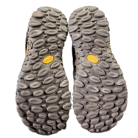 Merrell Chameleon 2 Z-Rap Kids Size 4 Gray Orange Vibram Hiking Trails Shoes
