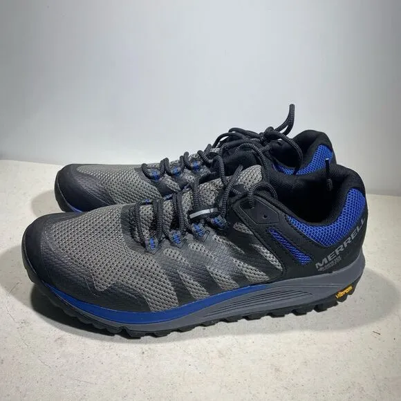 MERRELL HOMMES J500371 GRAY HIKING TRAIL MENS 10,5 SHOES