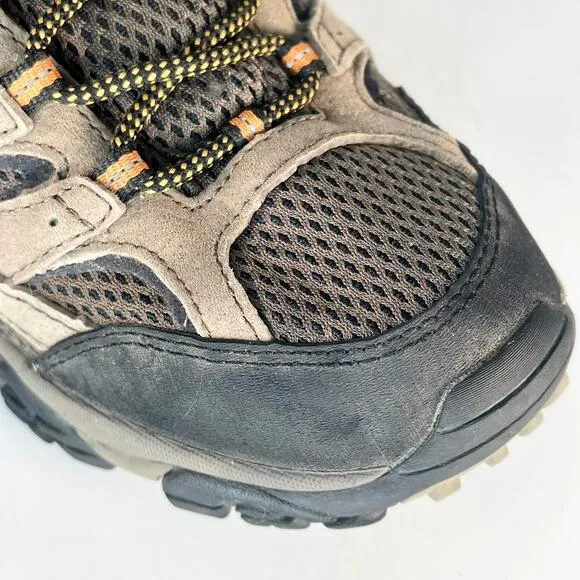 Merrell  Moab 2 Trail Hiking Low Boots Shoes Men Grey Walnut Men 9