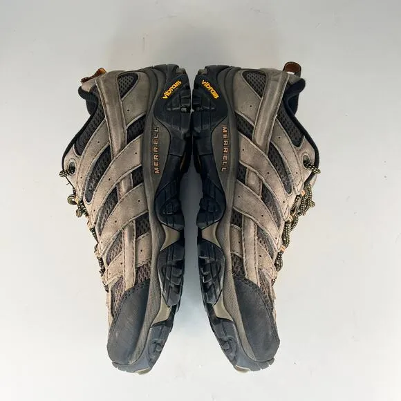 Merrell  Moab 2 Trail Hiking Low Boots Shoes Men Grey Walnut Men 9
