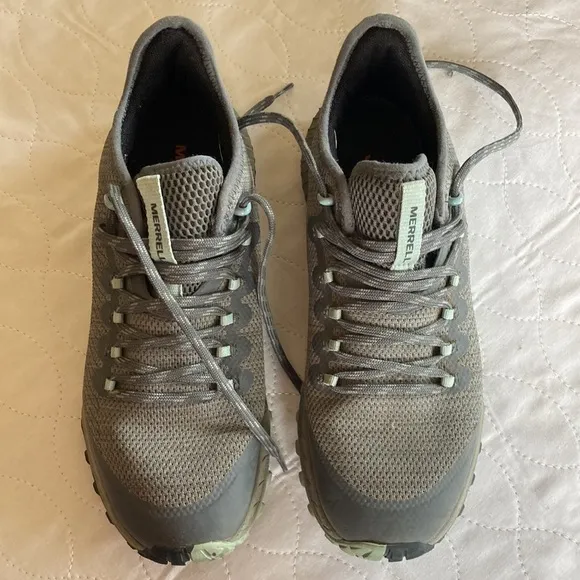Merrell Women’s Bravada Hiking Shoe/Sneaker (Size 8.5) Storm Gray/Canal