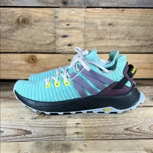 Merrell Women's Embark Lace Hiking Sneaker Vibram Sole - Turquoise - 8.5