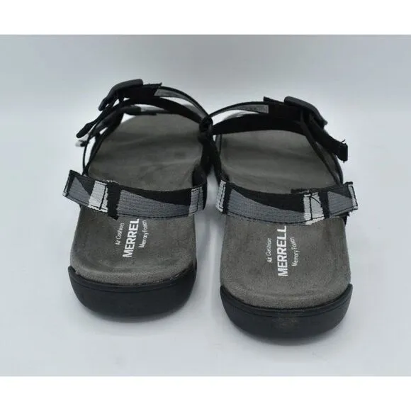 Merrell Womens Size 11 District 3 Black Backstrap Sandals Shoes