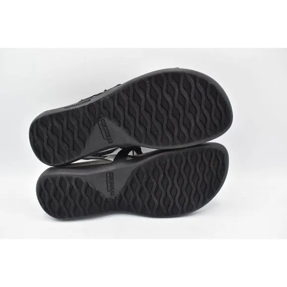 Merrell Womens Size 11 District 3 Black Backstrap Sandals Shoes