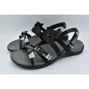 Merrell Womens Size 7 District 3 Black Backstrap Sandals Shoes