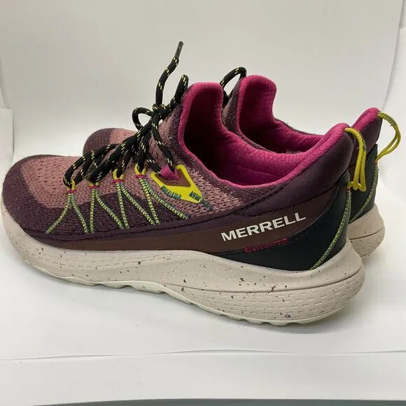Merrell Women's Size 9.5 Bravada 2 Burgundy Hiking Trail Sneakers Shoes