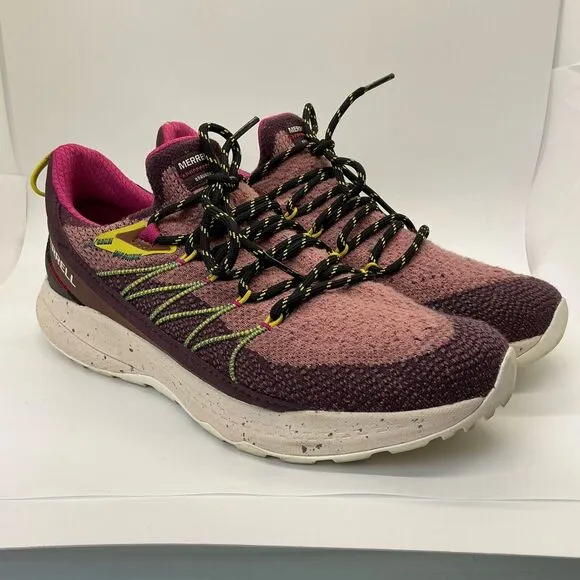 Merrell Women's Size 9.5 Bravada 2 Burgundy Hiking Trail Sneakers Shoes