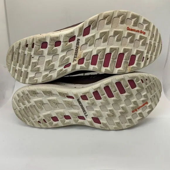 Merrell Women's Size 9.5 Bravada 2 Burgundy Hiking Trail Sneakers Shoes