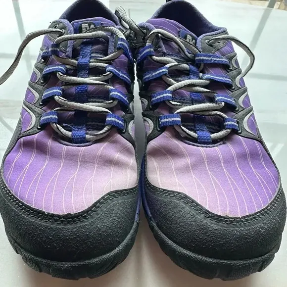 Merrell Barefoot Lithe Glove Cosmo Purple Hiking Vibram Sole Shoes