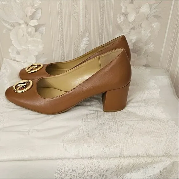 Michael Kors Logo Block Heels New