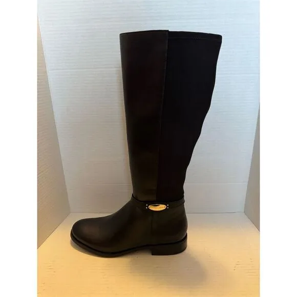 Michael Kors Women's Finley Black Riding Boots Size 9M Knee High