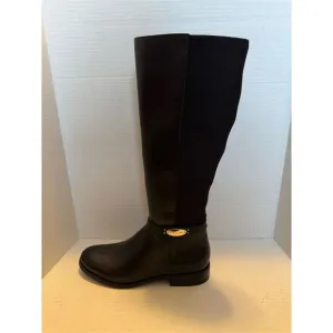Michael Kors Women's Finley Black Riding Boots Size 9M Knee High