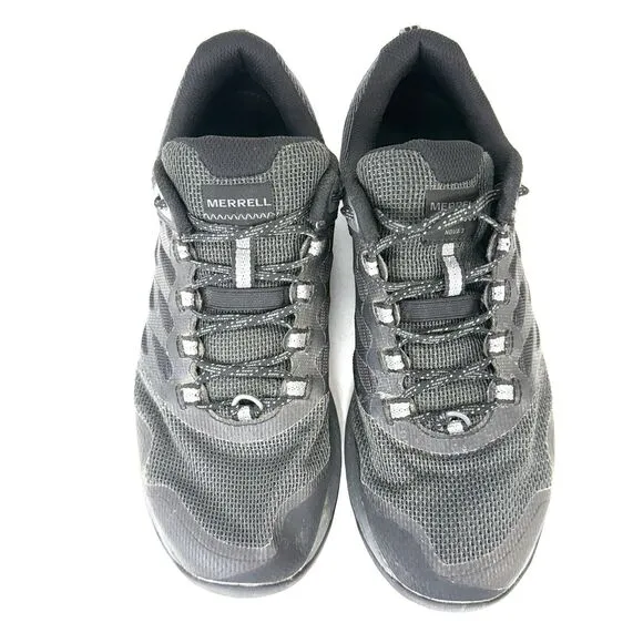 Mint Merrell Mens 9 Black Nova 3 Low Top Running Hiking Shoes J067597 Vibram