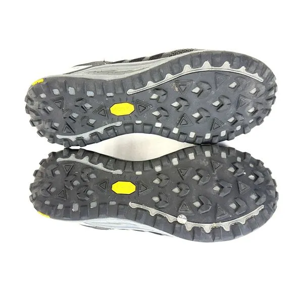 Mint Merrell Mens 9 Black Nova 3 Low Top Running Hiking Shoes J067597 Vibram