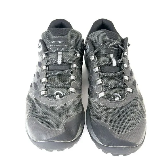 Mint Merrell Mens 9 Black Nova 3 Low Top Running Hiking Shoes J067597 Vibram