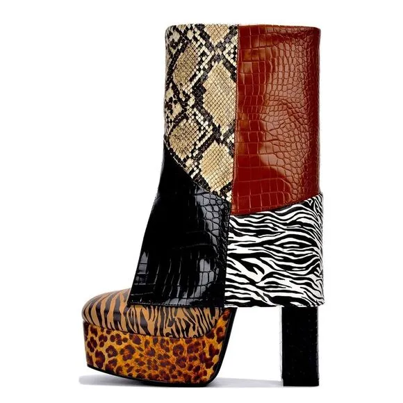 Mixed Emotions Boots Multi