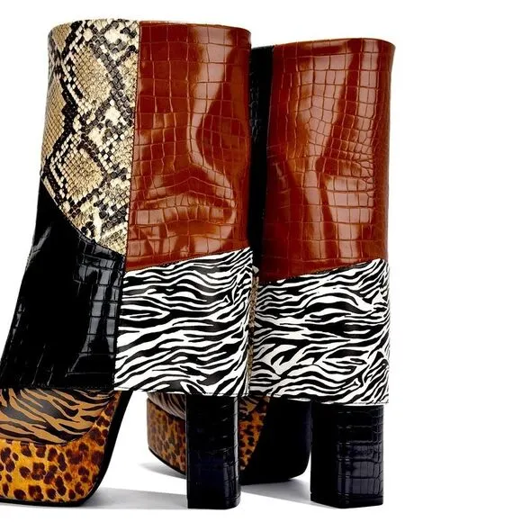 Mixed Emotions Boots Multi