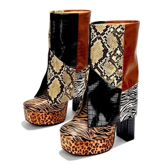 Mixed Emotions Boots Multi