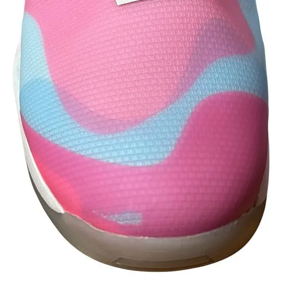 Moolah Pink &amp; Blue Phantom 1 Basketball Sneakers Sz 8.5 3 Shoestring Sets Box Pr