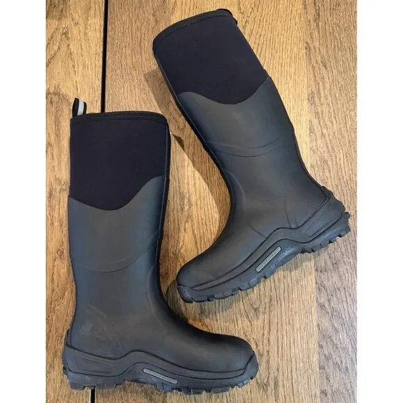 Muck Muckmaster Tall Black Waterproof Knee Boots Men’s Size 9M MMH500A