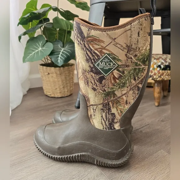 Muck Water Mud Boots Big Kids Size 6 Spring Outdoor Fishing Hunting  Waterproof