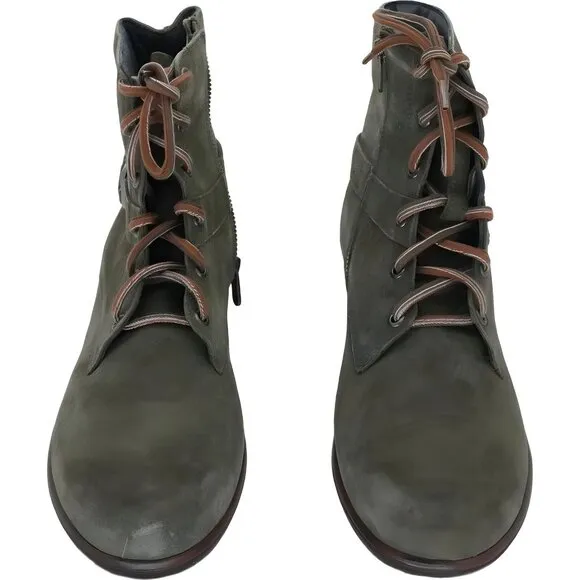 NAOT Women's Oily Olive Suede Ankle Boot - 10M