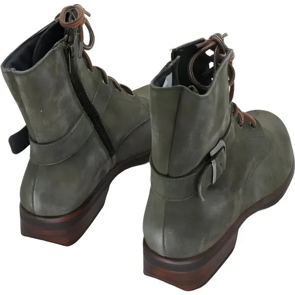 NAOT Women's Oily Olive Suede Ankle Boot - 10M