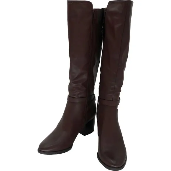 Naturalizer SOUL Women's Knee High Boot Dark Brown Size 11 Medium