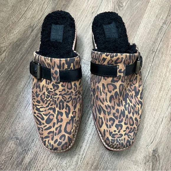 Naturalizer Wayde Cheetah Print Slip-On Clog